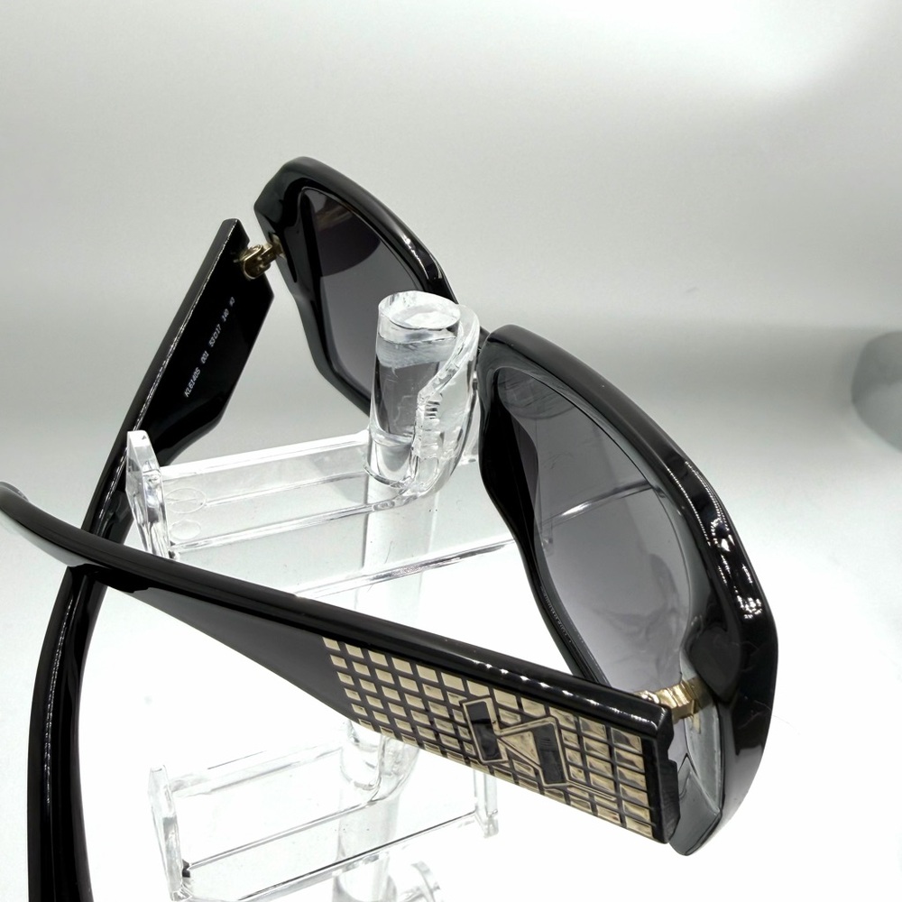 Karl Lagerfeld NEW Black Oversized Sunglasses - Picture 5 of 8